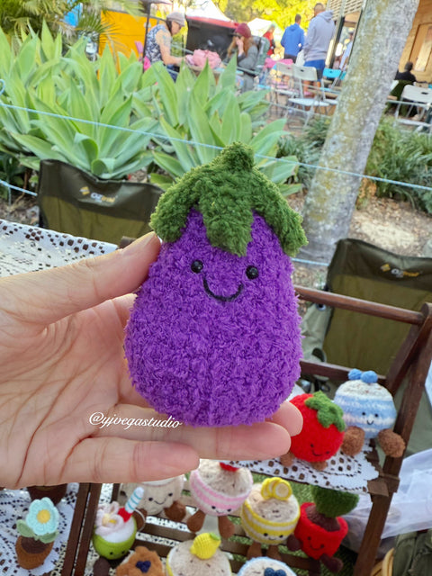 Crochet Toy-Eggplant