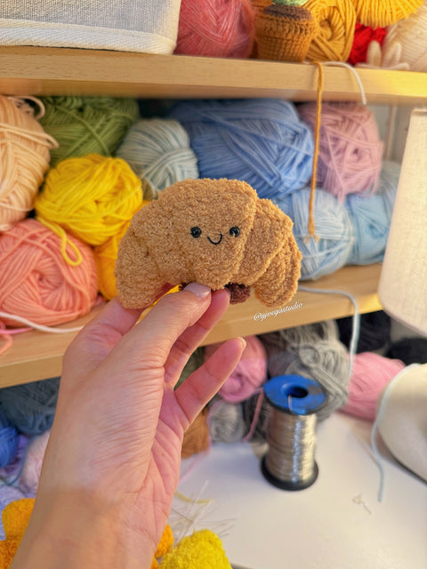 Crochet Toy-Croissant
